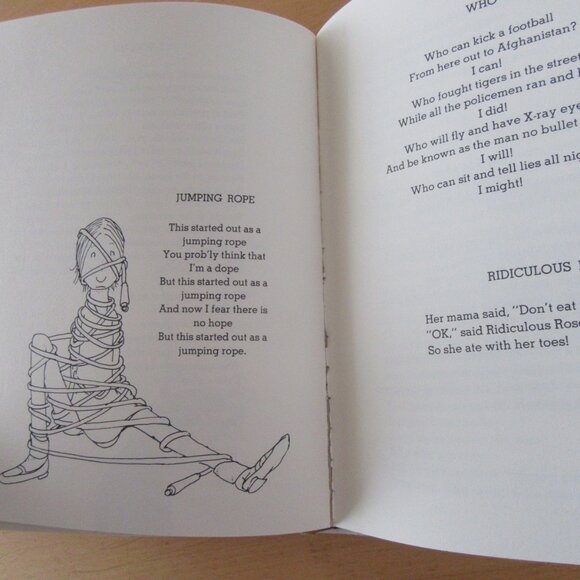 WHERE THE SIDEWALK ENDS Shel Silverstein 25th Anniversary Edition (HC 2000 & CD) - Picture 7 of 7